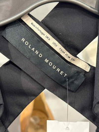 Roland Mouret Size 6 Black & White Blouse