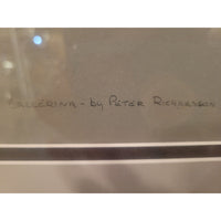 "Ballerina" Drawing by Peter Richardson in Silver Frame