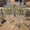 Set of 4 Belgium Brewing Bicycle Glasses