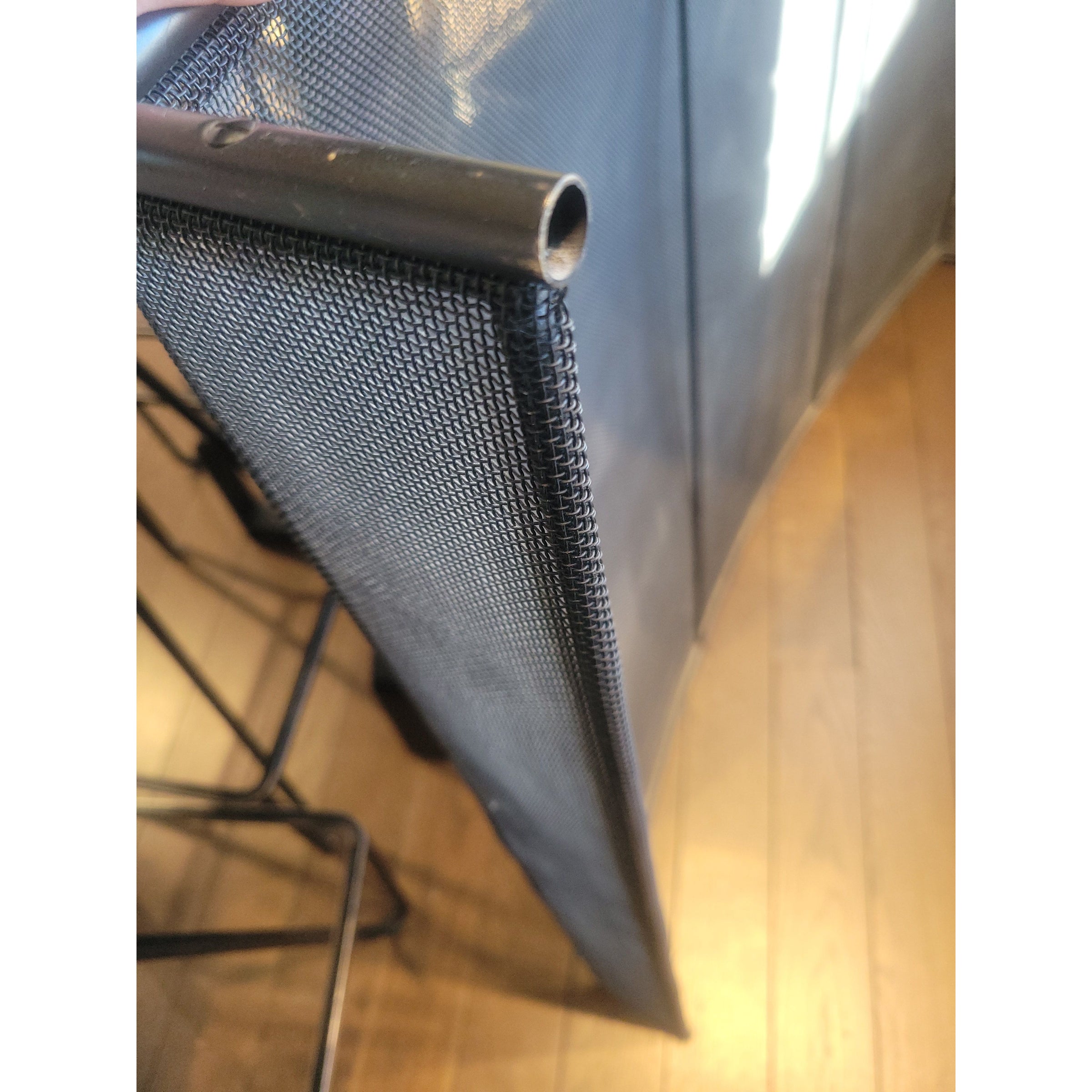 Curved Metal Fireplace Screen - colletteconsignment.com