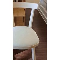 Allen Dining Chair in Nubuck Sail Fabric with Driftwood Finish