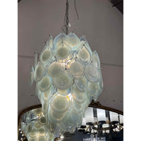 Diva 8 Light Grey Chandelier - colletteconsignment.com