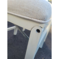 SET of 4 Blonde Wood Lattice Folding Chairs