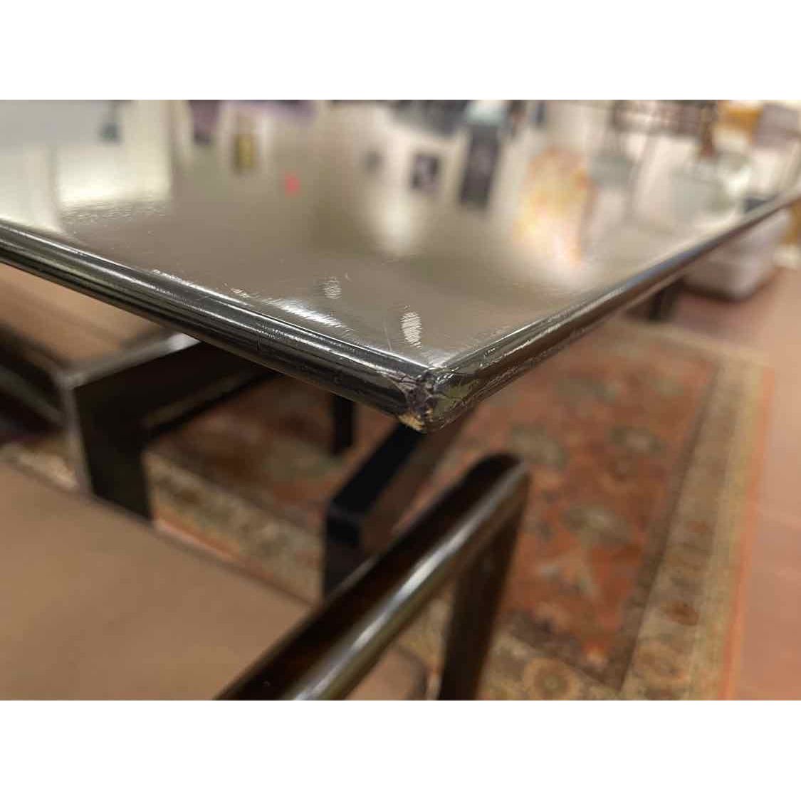 10-ft Hexagonal Black Lacquer Dining Table (AS IS)