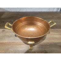 SET of Antique Copper Escargot Strainer, Pot & 8 Snail Pans by Wagner Germany