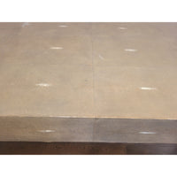 Stingray Shagreen Console Table w/ Bronze Patina Legs by R&Y Augousti (AS IS)