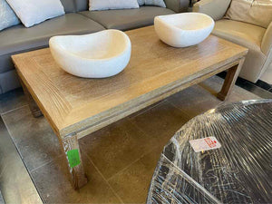 Rectangular Oak Extension Coffee Table by Serena & Lily