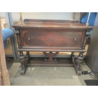 Antique Carved Wood Sideboard w/Drawer, Union Furniture, 45"L X 19""W X 37"H