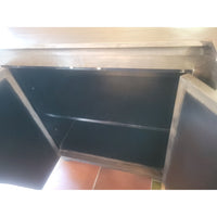 Annecy Zinc Wrapped 6-Door Credenza by RH