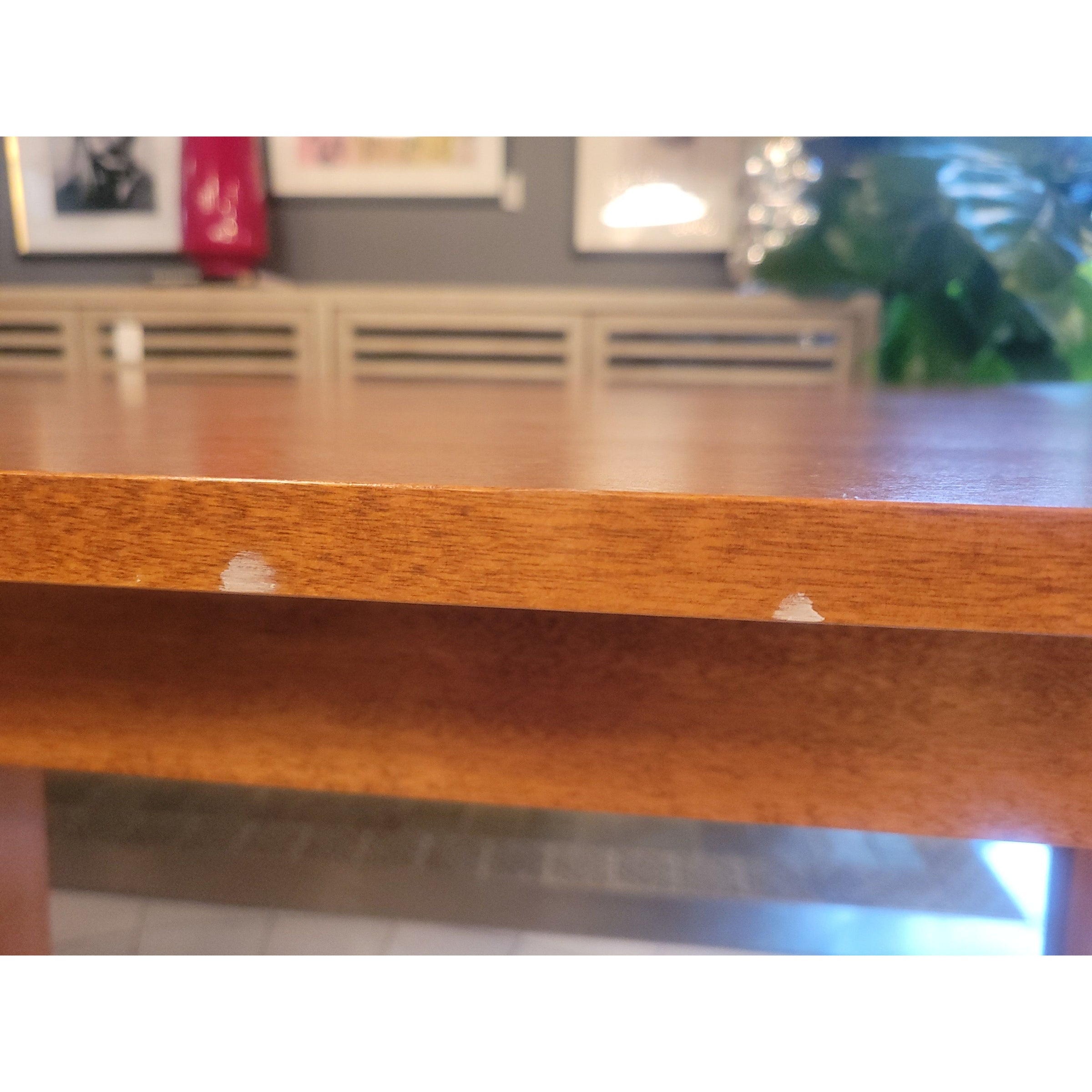 Custom Cherry Wood Dining Table by Dinec