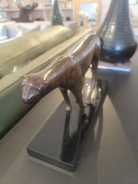 'Cheetah' Bronze Sculpture on Black Base Ed. A/C by Robert L. Hooke