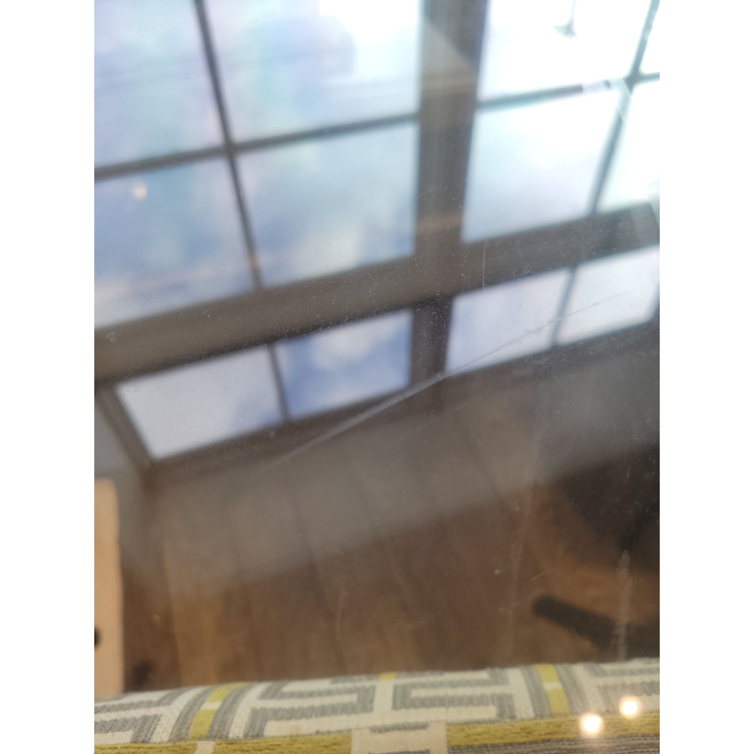 'Addie' Pewter Pedestal Dining Table w/ 5-ft Round Glass Top by MG&BW - colletteconsignment.com