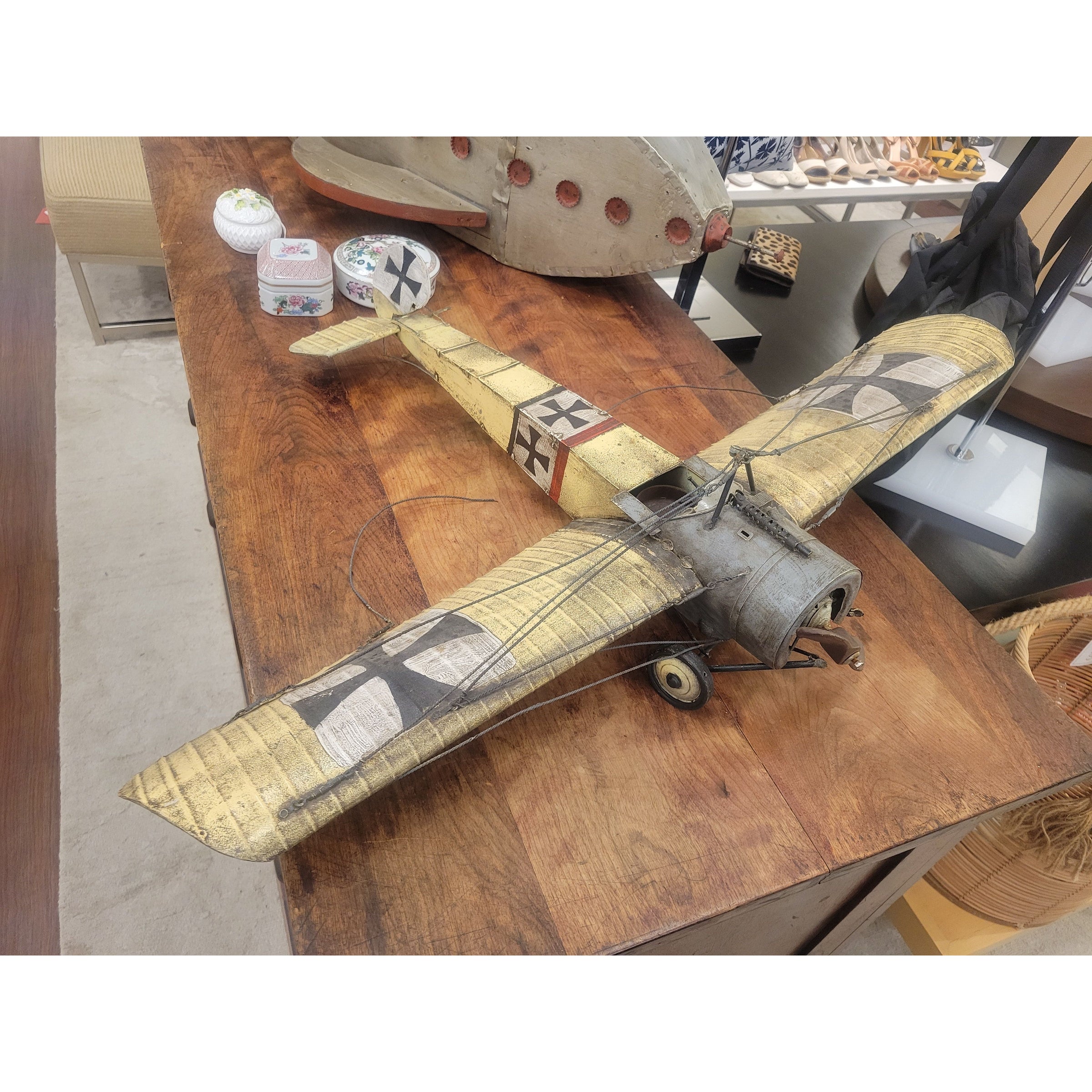 Metal Model Airplane of Eduard Fokker E. II - AS IS