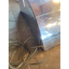 Chrome & Lucite Demilune Floor Lamp by George Kovacs - AS IS