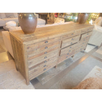 Printmaker's Wood 12-Drawer Dresser by RH