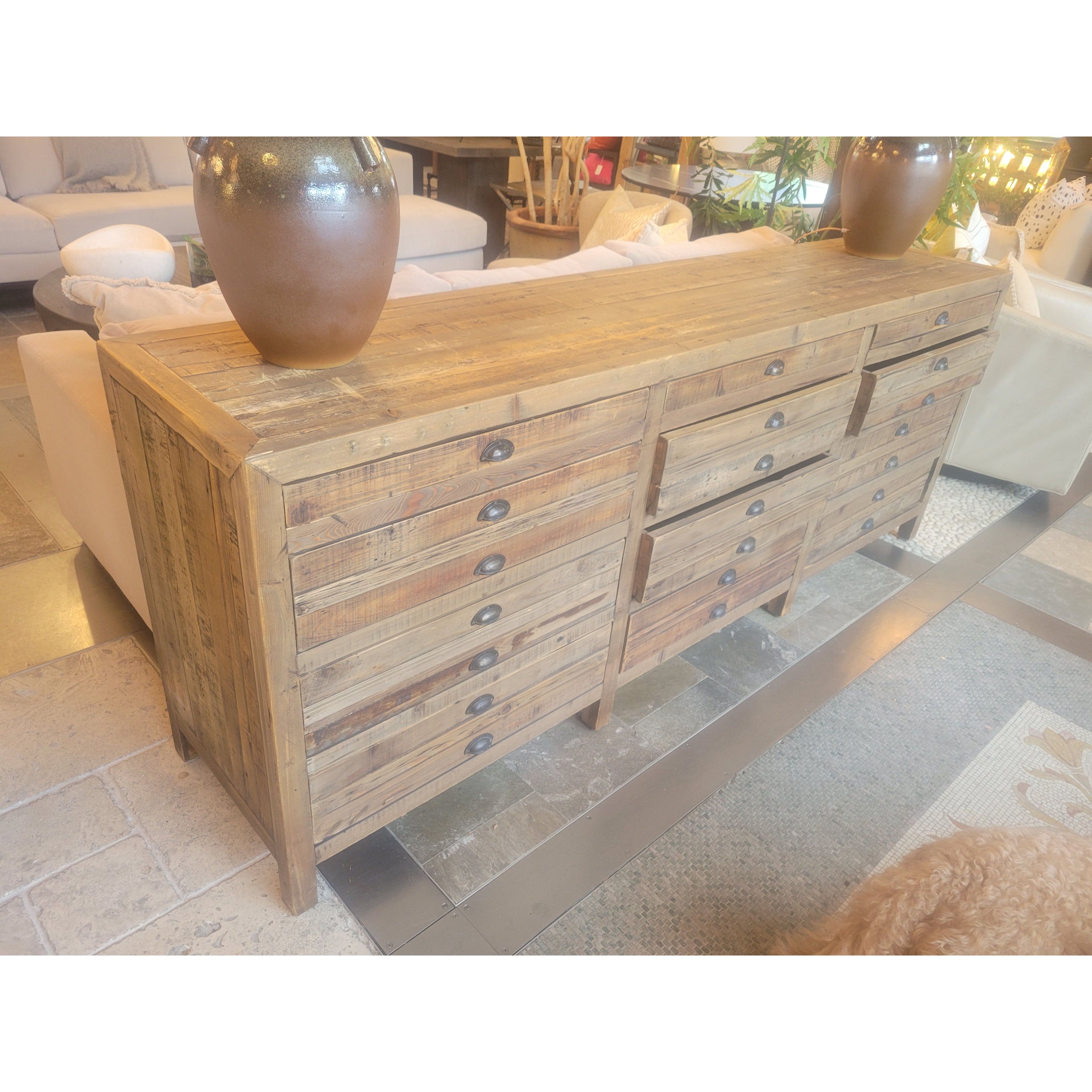 Printmaker's Wood 12-Drawer Dresser by RH