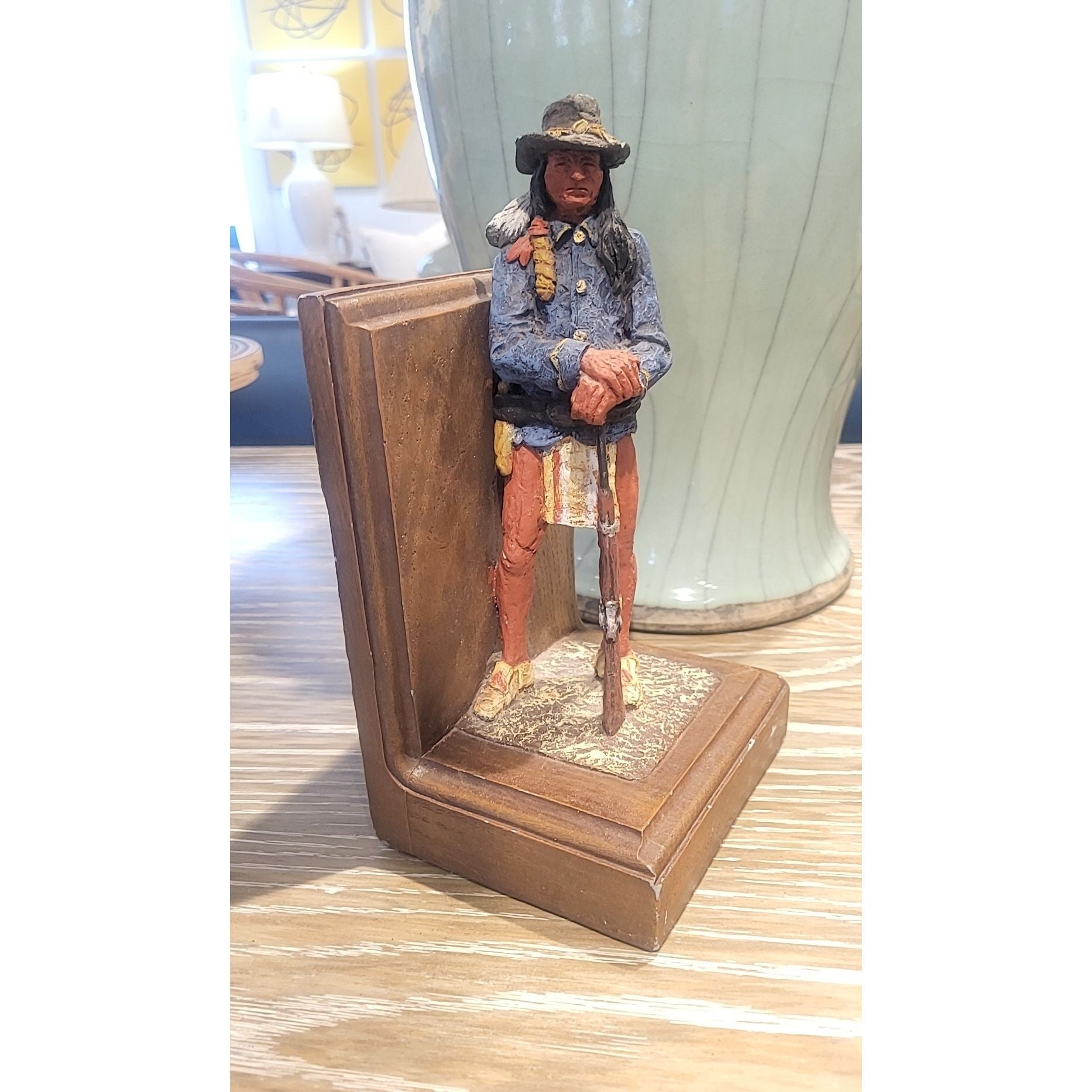 Monfort Original Native American Ceramic Bookend