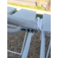 PAIR of Flight Sling Adjustable Aluminum Chaise Lounges by Brown Jordan (AS IS)