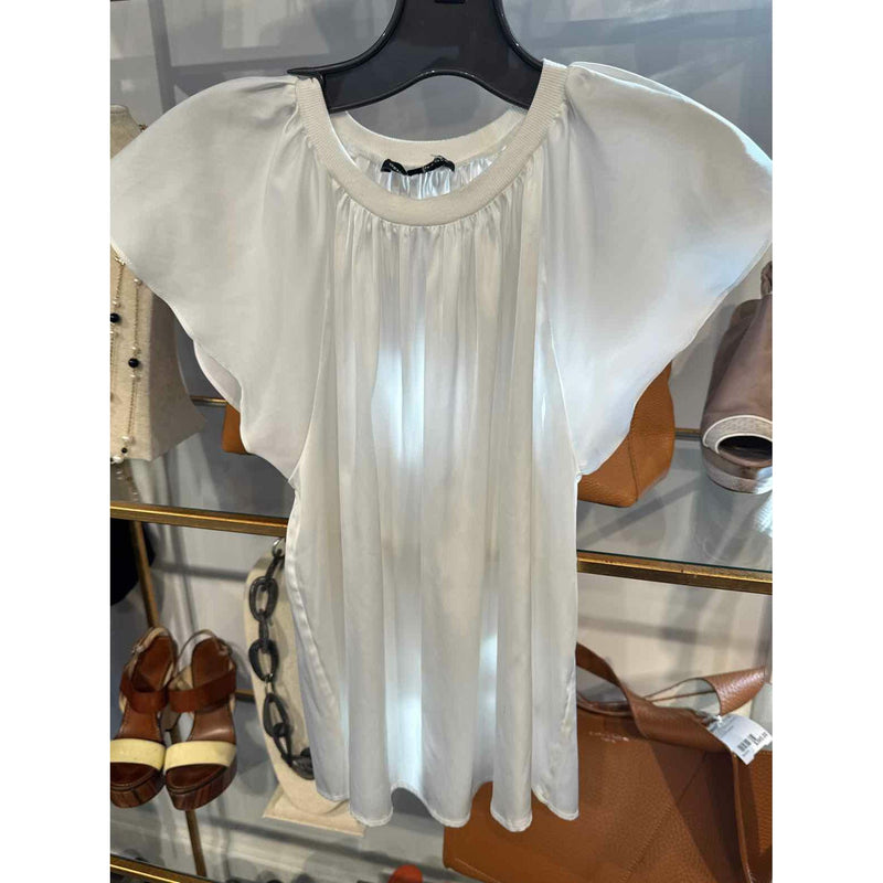 Women's Generation Love Size XS White Blouse Top - colletteconsignment.com