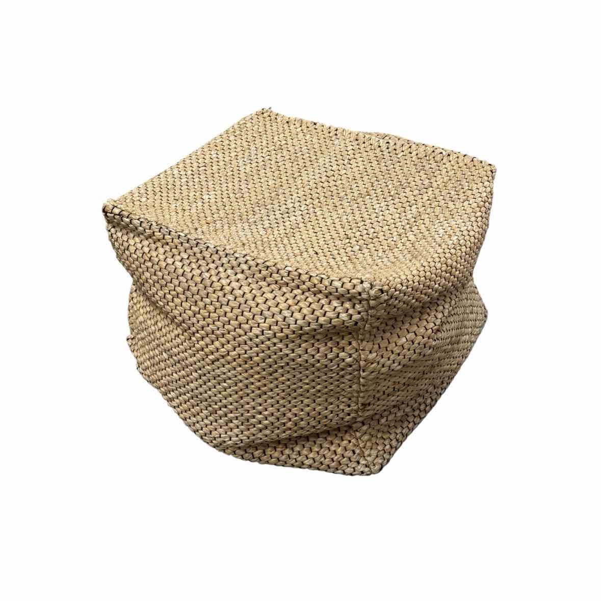 Sisal Cube Pouf