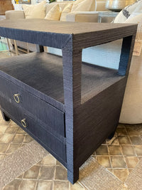 Grasscloth Night Stand