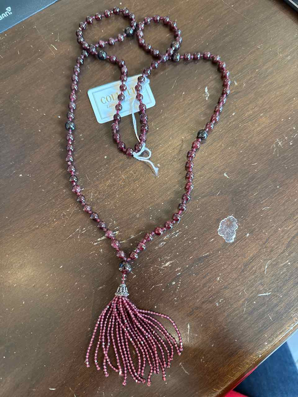 Semi Precious Necklace- Rainbow Moonstone