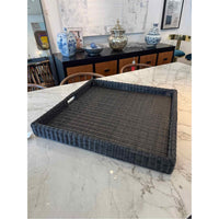 Large Rattan Square Tray
