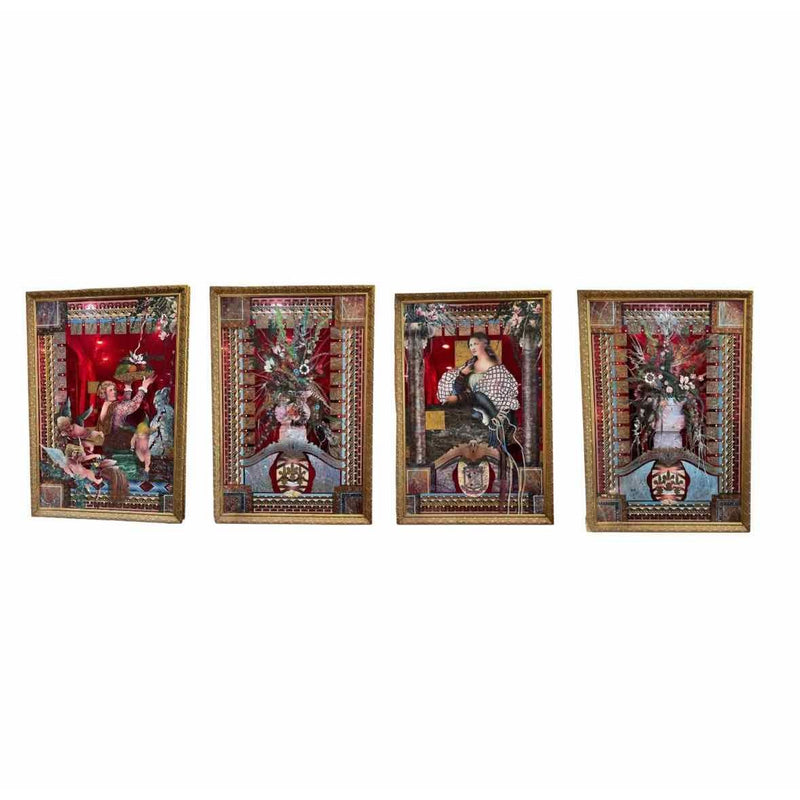 St. Moritz Painted Acrylic Panels (4 INDIVIDUAL PANELS)