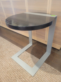 PAIR of 'End' Wood & Aluminum Side Tables by Antoine Proulx - AS IS