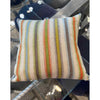 Linen Stripped Pillow with Pastel Colors
