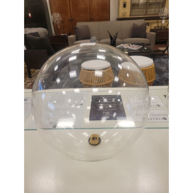 Replacement Glass Globe for Schwung Brass Chandelier - colletteconsignment.com