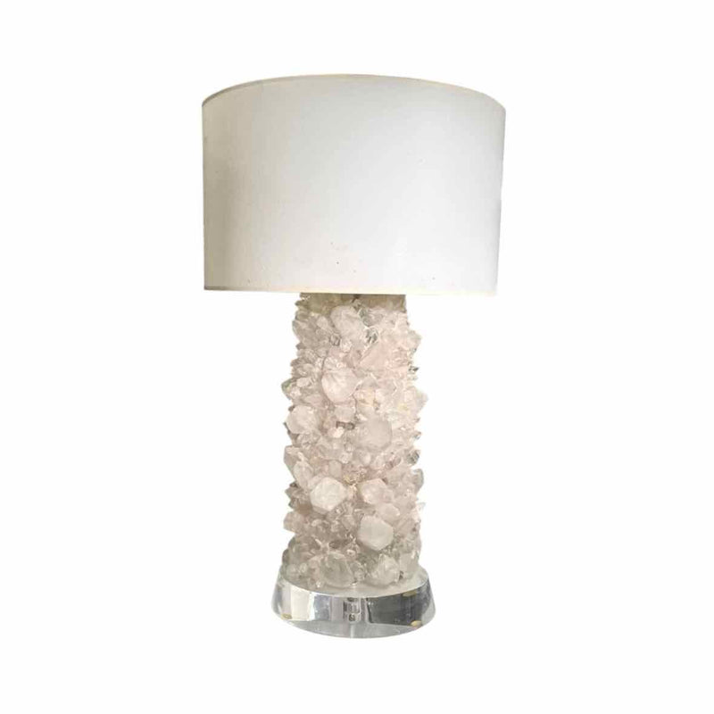 Quartz Crystal Table Lamp w/ Acrylic Base