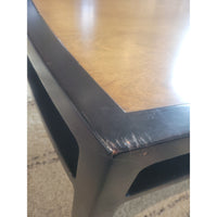 6-ft Rosewood & Oak Two-Tier Coffee Table by Edward Wormley for Dunbar - colletteconsignment.com