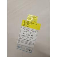 Round Speckled White Wood Coffee Table