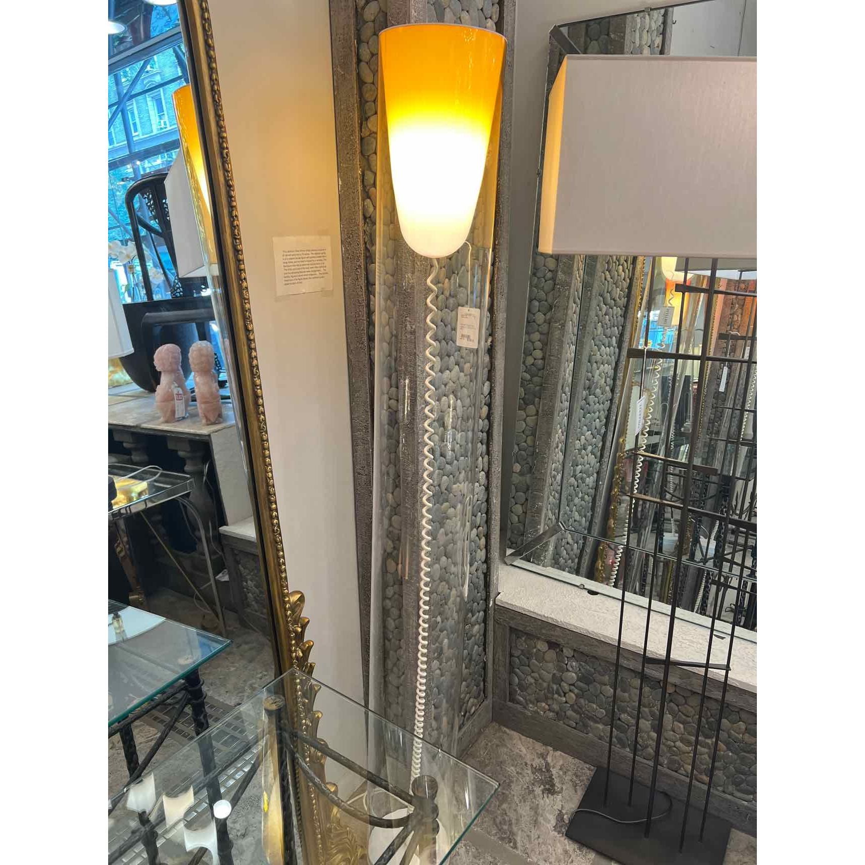 Kartell Toobe Floor Lamp in Yellow