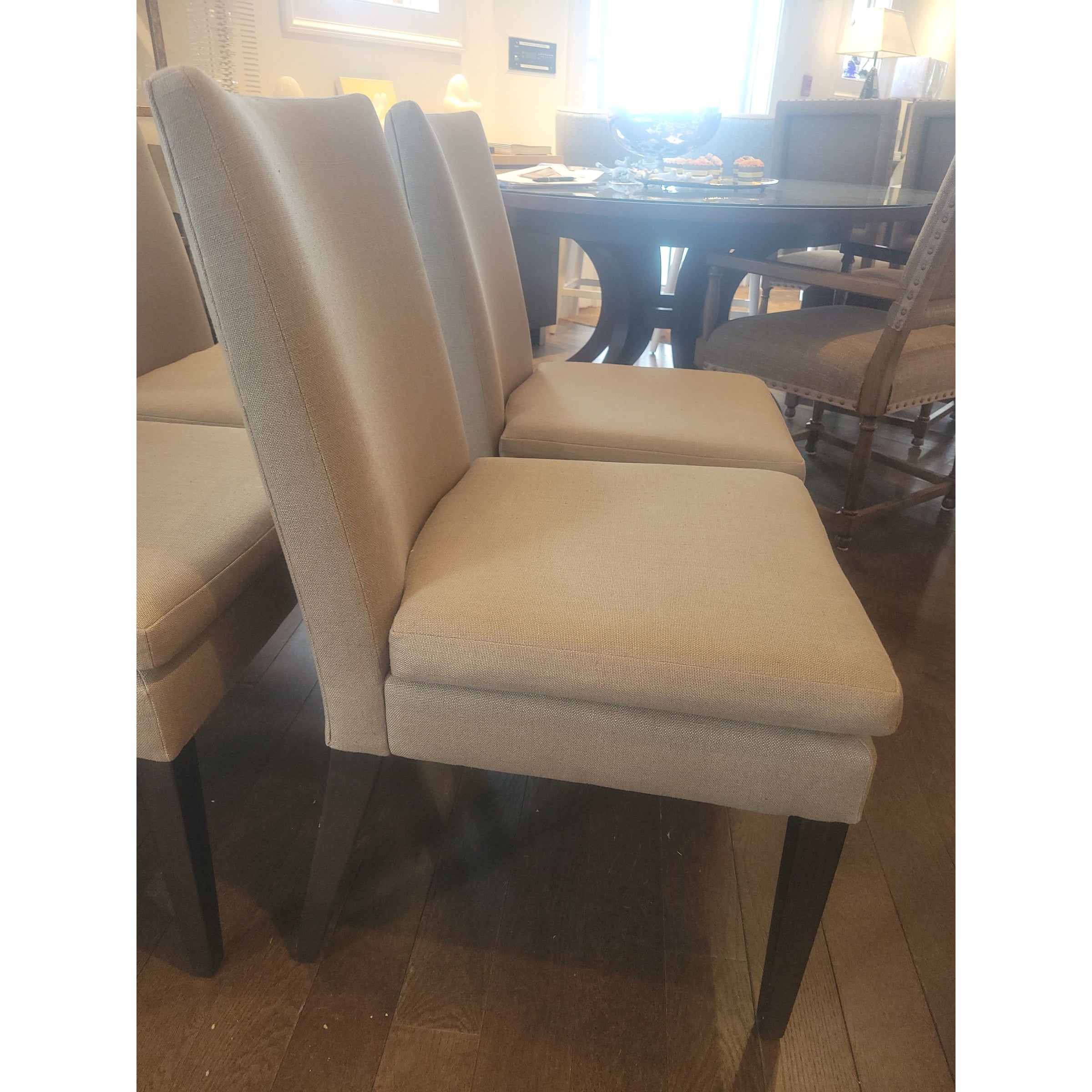 SET of 4 'No. 696' Dining Side Chairs by A. Rudin