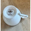 Set of 3 Coffee Cups, Noritake 'Rochelle' Platinum