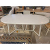 Downing White Wood Oval Dining Table by Serena & Lily
