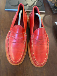 Shoe Size 9 Walk-Over Red Loafers