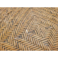 Square Woven Rattan Coffee Table by Padma's Plantation (AS IS)