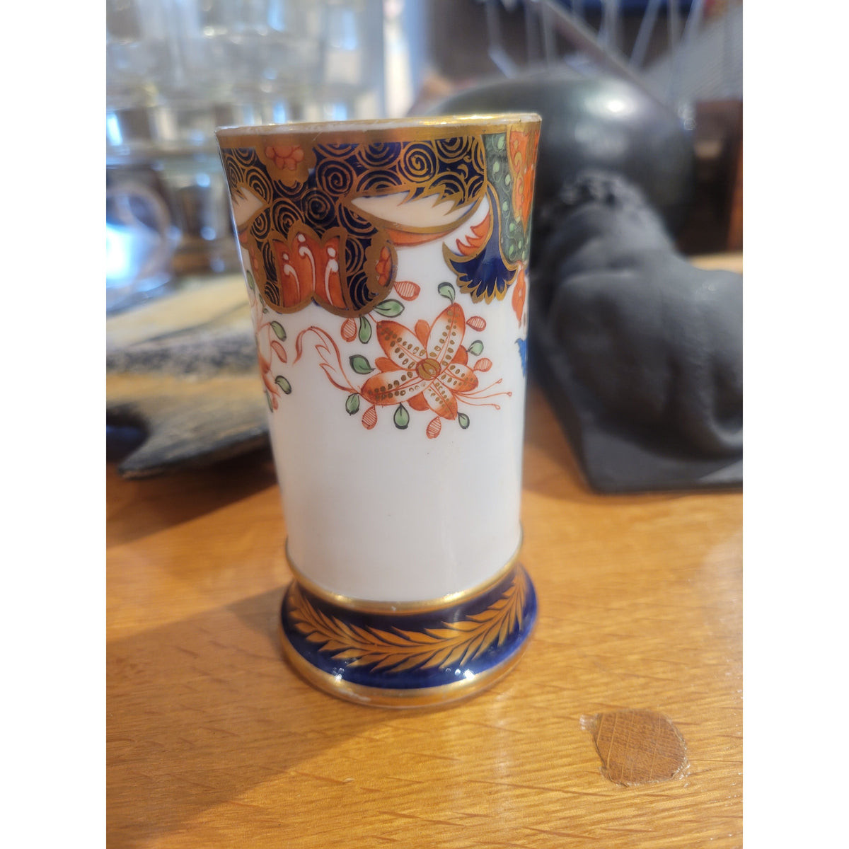 Painted White Porcelain Vase