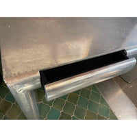 Aluminum Streamline 2-Drawer Aviator Desk (AS IS)