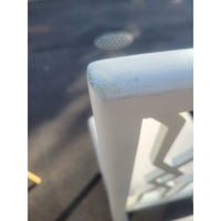 SET of 4 Blonde Wood Lattice Folding Chairs