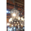 French Style Outdoor Metal 3-Light Hanging Lantern