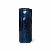 Navy to Green Ombre Vase
