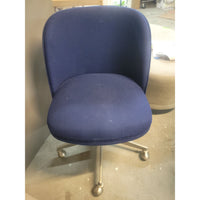Blue Rolling Adjustable Alessa Desk Chair by RH (AS IS)