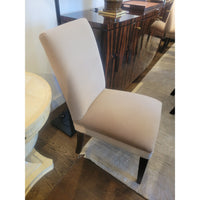 SET of 10 Tan Mohair High Back Dining Chairs by MG&BW - colletteconsignment.com