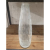 White Crackle Glass Vase