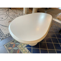 White Bean Shaped Coffee Table