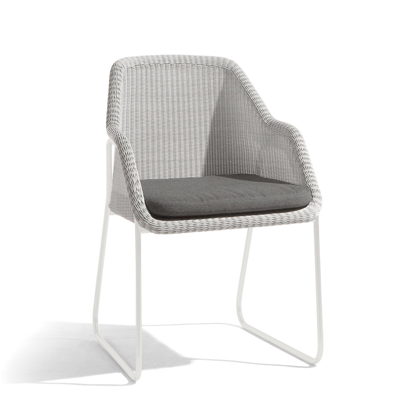 Mood Wicker Dining Chair in Off-White